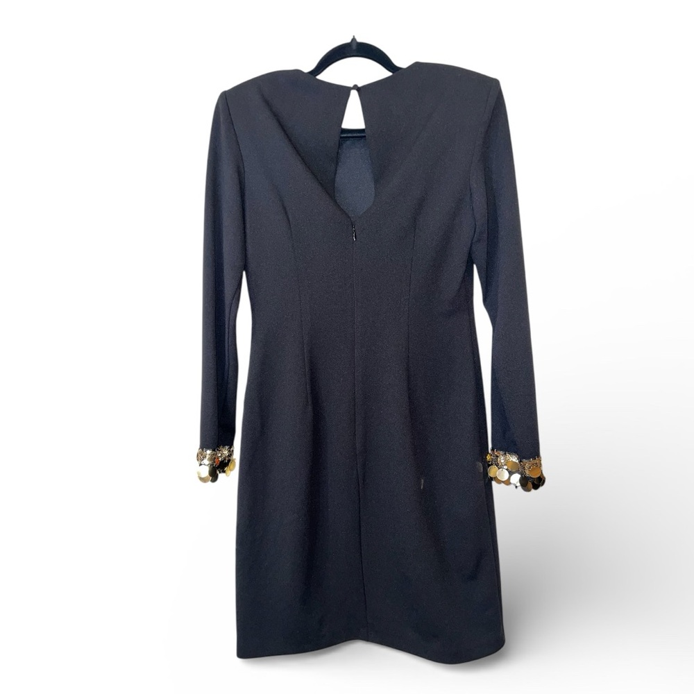 Vince Camuto Long Sleeve Sequin Jersey Mini dress Size 6 NWT - Picture 4 of 12